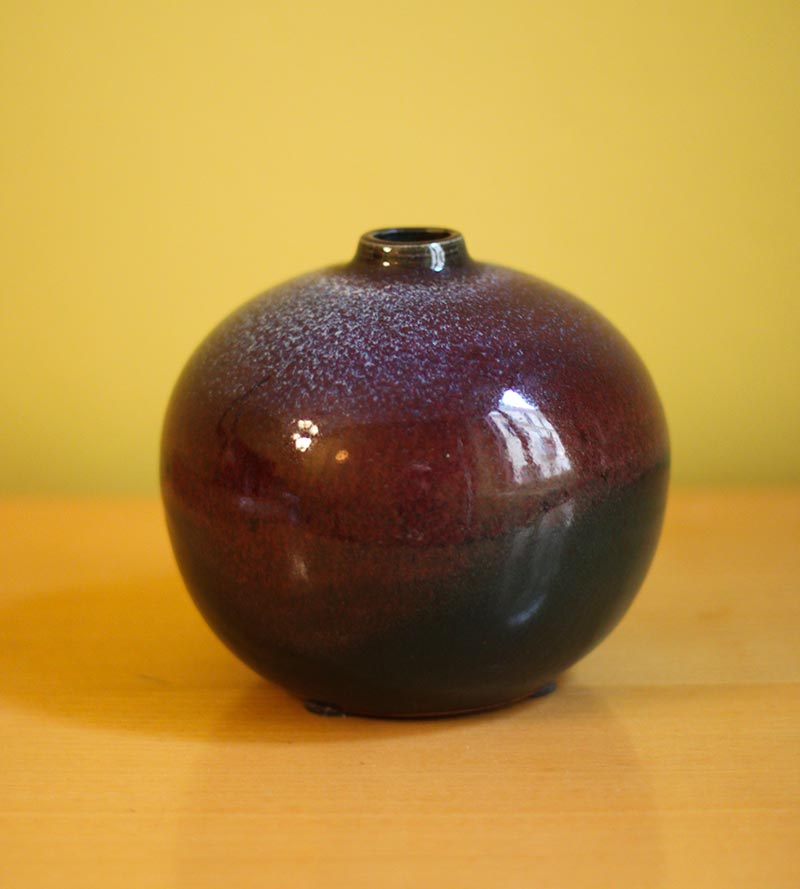 French dark vase