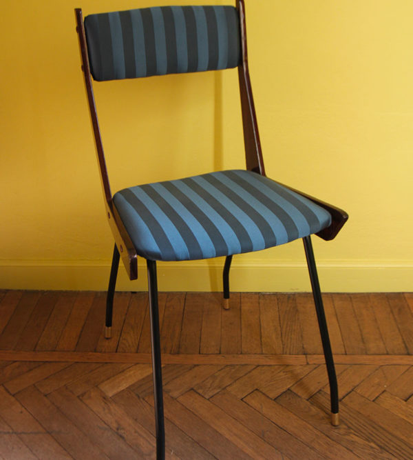 Vintage striped chairs