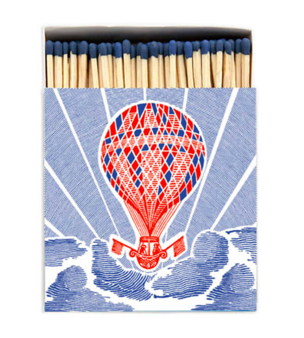 Hot air balloon matchbox