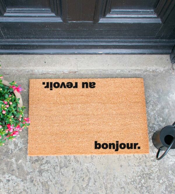 Bonjour, Au Revoir Doormat